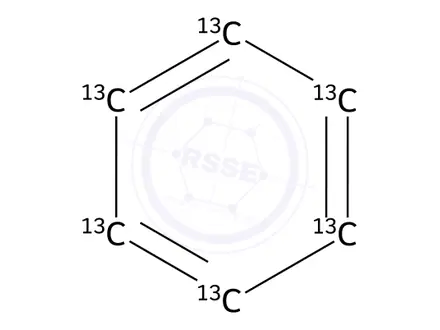 Chemical structure of Benzene-13C6
