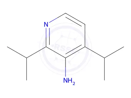 Chemical structure of 2,4-diisopropylpyridin-3-amine