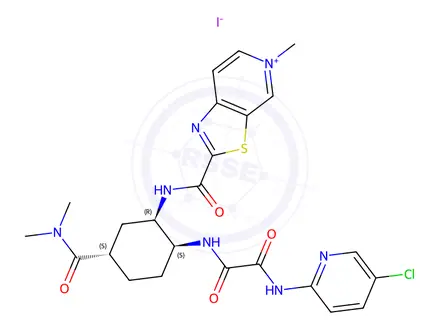 Chemical structure of Edoxaban Impurity 120 Iodide