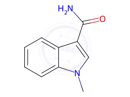 Chemical structure of 1-Methyl-1H-indole-3-carboxamide