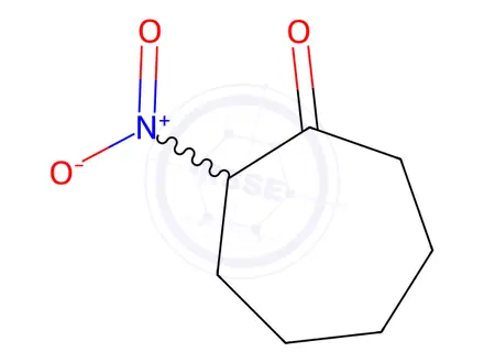 Chemical structure of 2-Nitrocycloheptan-1-one