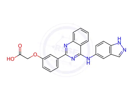 Chemical structure of Belumosudil Metabolite KD025M2