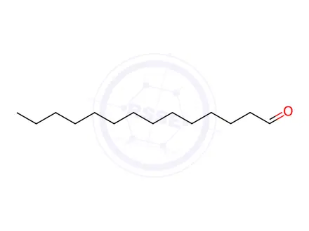 Chemical structure of Tetradecanal