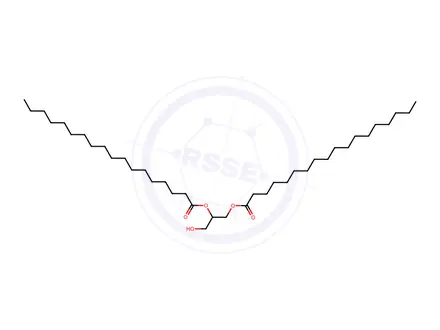 Chemical structure of 1,2-Distearoyl-rac-glycerol
