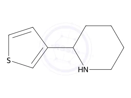Chemical structure of 2-(Thiophen-3-yl)piperidine