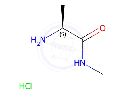 Chemical structure of H-Ala-NHMe HCl