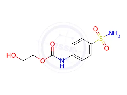 Chemical structure of 2-Hydroxyethyl n-(4-sulfamoylphenyl)carbamate