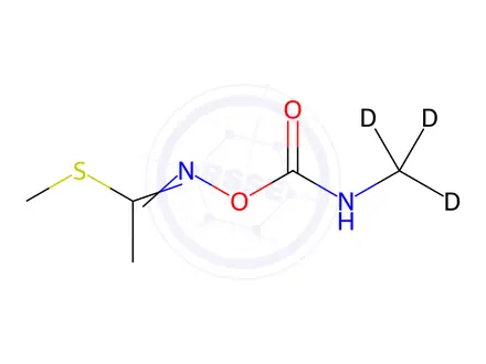 Chemical structure of Methomyl D3
