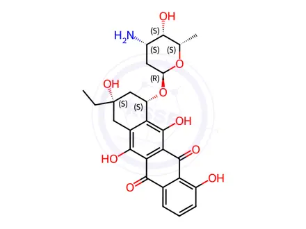 Chemical structure of Carminomycin Impurity 2