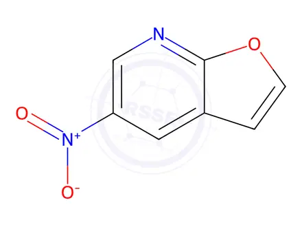 Chemical structure of 5-nitrofuro[2,3-b]pyridine