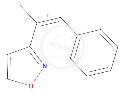 Chemical structure of 3-(1-Phenylprop-1-en-2-yl)isoxazole