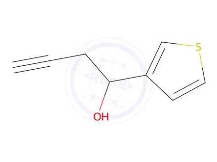 Chemical structure of 1-(Thiophen-3-yl)but-3-yn-1-ol