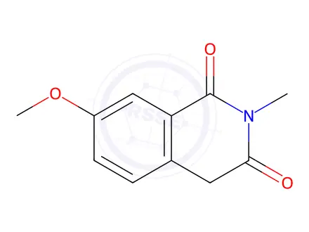 Chemical structure of 7-Methoxy-2-methylisoquinoline-1,3(2H,4H)-dione
