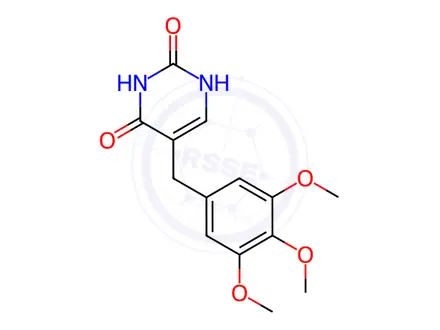 Chemical structure of Trimethoprim Impurity 1