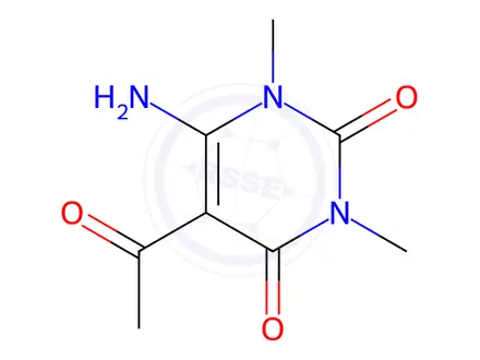 Chemical structure of Uracil Impurity 61