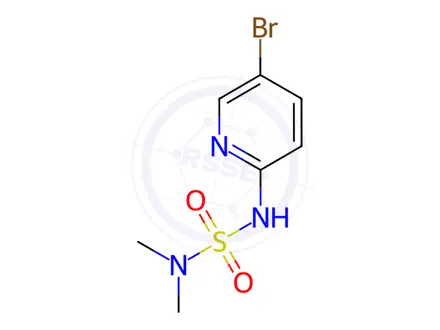 Chemical structure of N′-(5-Bromo-2-pyridinyl)-N,N-dimethylsulfamide