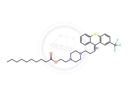 Chemical structure of Flupentixol decanoate IHS Impurity C