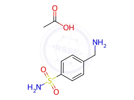 Chemical structure of Mafenide Acetate