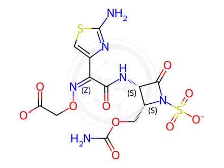 Chemical structure of Carumonam