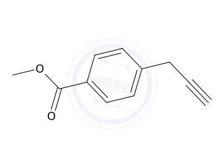 Chemical structure of 4-(2-Propynyl)benzoic acid methyl ester