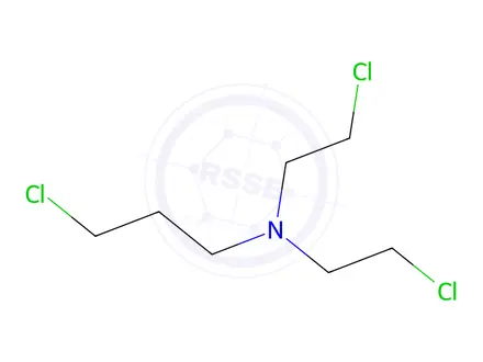 Chemical structure of 3-Chloro-N,N-bis(2-chloroethyl)propan-1-amine