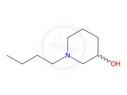 Chemical structure of 1-butylpiperidin-3-ol