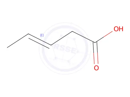 Chemical structure of beta-Butylen-alpha-carbonsaeure
