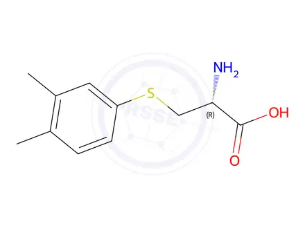 Chemical structure of S-(3,4-Dimethylbenzene)-L-cysteine