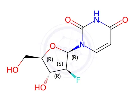Chemical structure of Uracil Impurity 155