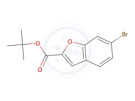Chemical structure of tert-Butyl 6-bromobenzofuran-2-carboxylate