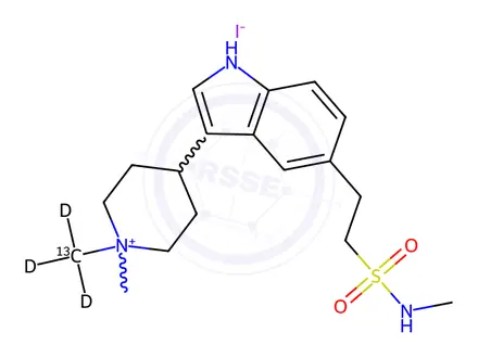 Chemical structure of Naratriptan N-Methiodide-13CD3
