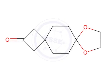 Chemical structure of 8,11-Dioxadispiro[3.2.47.24]tridecan-2-one