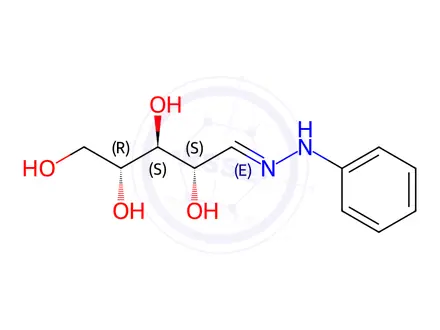 Chemical structure of (2R,3S,4S)-5-(2-Phenylhydrazono)pentane-1,2,3,4-tetraol
