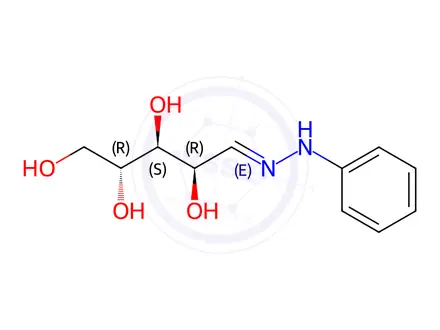 Chemical structure of D-Arabinose Phenylhydrazone