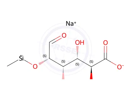 Chemical structure of SODIUM MANNURONATE METHYLSILANOL