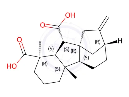 Chemical structure of Gibberellin A12