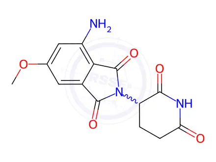 Chemical structure of Pomalidomide-6-O-CH3