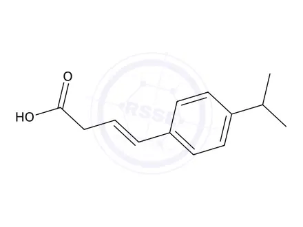 Chemical structure of 4-(4-Isopropylphenyl)but-3-enoic acid