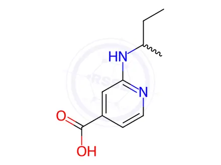 Chemical structure of 2-(sec-Butylamino)isonicotinic acid