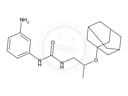 Chemical structure of 1-(2-(Adamantan-1-yloxy)propyl)-3-(3-aminophenyl)urea