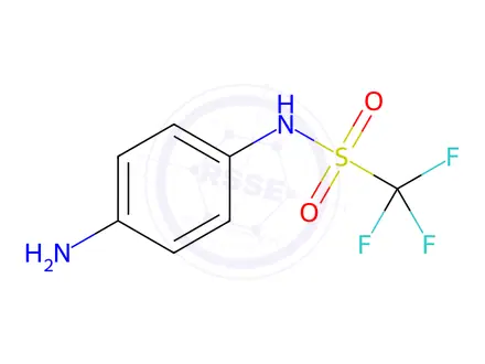 Chemical structure of N-(4-Aminophenyl)-1,1,1-trifluoromethanesulfonamide