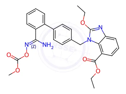 Chemical structure of Azilsartan Impurity 1120