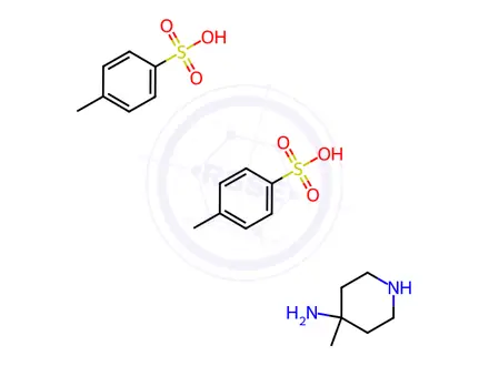 Chemical structure of 4-Methylpiperidin-4-amine bis(4-methylbenzenesulfonate)