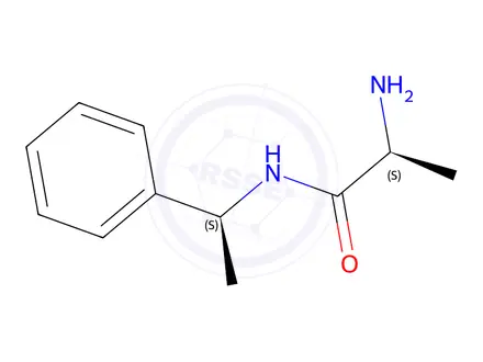Chemical structure of (S)-2-Amino-N-((S)-1-phenylethyl)propanamide