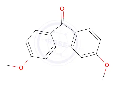 Chemical structure of 3,6-Dimethoxy-9H-fluoren-9-one