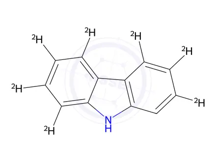 Chemical structure of Carbazole-d7
