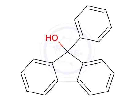 Chemical structure of 9-Phenyl-9-fluorenol