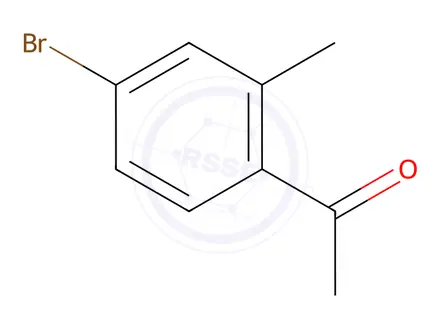 Chemical structure of 4'-Bromo-2'-methylacetophenone
