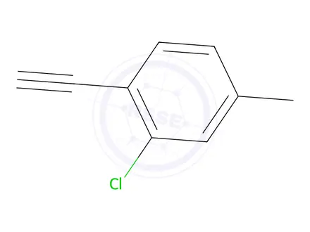 Chemical structure of 2-Chloro-1-ethynyl-4-methylbenzene