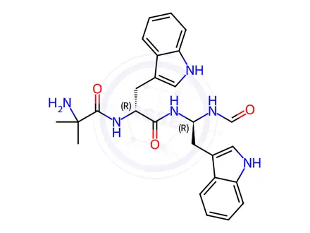 Chemical structure of Macimorelin (381231-18-1)